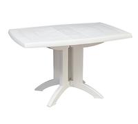 GROSFILLEX 52149004 Table Vega 118 x 77, Blanc, 118 x 77 x 72 cm
