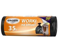 Grosik, sacs poubelles 35L, 50 pièces