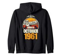 Großartig Seit October 1961 65th Geburtstag Spruch 65 Jahre Sweat à Capuche