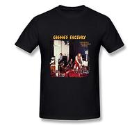 Grossbull HUBA Men's Tee Creedence Clearwater Revival Cosmo Factory Black X-Large