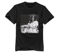 Grossbull Lana Del Rey Ultraviolence O-Neck T Shirt for Men Simple Style Tee Shirt Medium