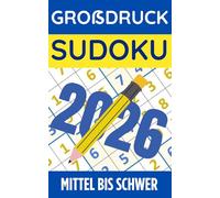 Großdruck Sudoku für Senioren: Mittel bis schwer Sudoku mit Lösungen | kleines Geschenk für Opa, Oma und Rentner