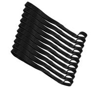 Grosse Bande Élastique Noire en Caoutchouc pour Journaux et Dossiers | Lot de Set de Pièces, Usage Rapide au Bureau, École ou Voyage, Maintien Souple pour Carnets et Classeurs