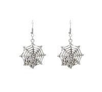 Grosse Boucle D'Oreille Femme Boucles d'oreilles à thème d'Halloween Boucles d'oreilles en acrylique uniques chauve-souris Bijoux Bijoux Acier (A, 3x5cm)