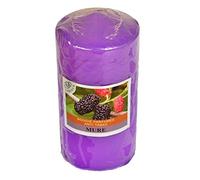 Grosse Bougie Votive Decorative Parfumée, Anti Tabac,Candles Pour La Decoration de L' Intérieur De votre Maison Et pour Créer Une Ambiance. Rouge, Parfun Fraise 7.5x15 cm Durée 60h