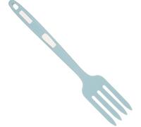 Grosse Fourchette à Nouilles Frites en Silicone, Ergonomique | Réutilisable et Lavable, sans Bavure, pour Camping et Familles, Ustensile Cuisine Pratique