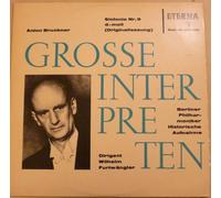 Grosse Interpreten Anton Bruckner Sinfonie nr. 9 Originalfassung. Furtwängler. Berliner Philharmoniker. Historische Aufnahme. Vinyl LP.