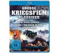 GROßE KRIEGSFILM-KLASSIKER - VON RYANS EXPRESS/D-DAY/+ 3 BLU-RAY NEUF