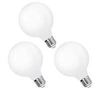 Grosse Lampes Ampoules LED Boule a Edison E27 Globe G95 6W Blanc Froid 6000K pour Lampe Suspension Suspendue, Remplace Ampoule Incandescente 60W, Lot de 3 de Enuotek