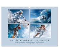 Große Momente des Sports (Wandkalender 2026 DIN A3 quer), CALVENDO Monatskalender: Zwölf Sportarten in dynamischen Impressionen
