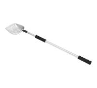 Grosse Pelle à Litière pour Chat avec Long Manche et Filtre | Acier Inoxydable et Eva, Sépare Déchets et Litière, Usage Domestique, Couleur Argenté, Réutilisable