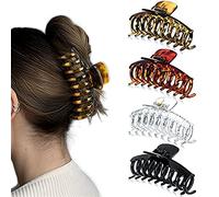 Grosse Pince Cheveux Femme, Pinces Cheveux Adulte, Non Slip Griffe Clips, Accessoires De Cheveux Pour Fille Les Femmes pour Cheveux épais, Pince à Cheveux Femme Franck Provost (4 Pièces)