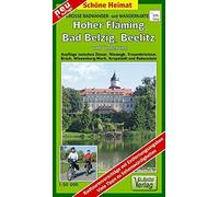 Große Radwander- Und Wanderkarte Hoher Fläming, Bad Belzig, Beelitz Und Umgebung 1 : 50 000