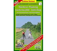 Große Radwander- Und Wanderkarte Niederer Fläming, Luckenwalde, Jüterbog, Mit Flaeming-Skate® Und Flämingwalk® 1 : 50 000