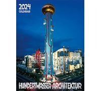Großer Hundertwasser Architektur Kalender 2024