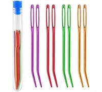 Grosses Aiguilles à Tricoter Acier 8pcs Pointe Courbe