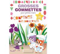 Grosses gommettes comptines une souris verte blanc TU