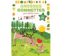 Grosses gommettes la forêt vert TU