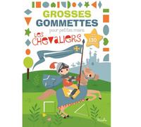 Grosses gommettes les chevaliers vert TU