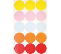 Grosses Gommettes rondes 3 cm 4 planches