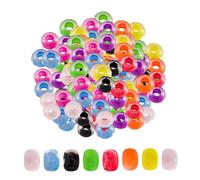 Grosses Perles Acryliques 100 Pièces À Gros Trous Pour Breloques Colliers