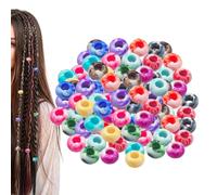 Grosses Perles Acryliques 100 Pièces Grandes Breloques Plates Rondes