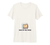Grossesse drôle de Chignon dans Le Four T-Shirt Haut de Gamme