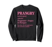 Grossesse farfelue : maman enceinte drôle qui deviendra une future mère, mangez Sweatshirt