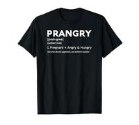 Grossesse farfelue : maman enceinte drôle qui deviendra une future mère, mangez T-Shirt