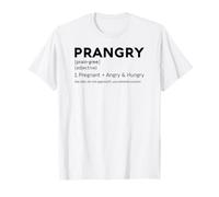 Grossesse farfelue : maman enceinte drôle qui deviendra une future mère, mangez T-Shirt