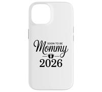 Grossesse révélant bientôt Maman 2026 bébé Coque pour iPhone 14