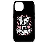 Grossesse Sois Gentille avec Moi, Je suis Enceinte, drôle Coque pour iPhone 13