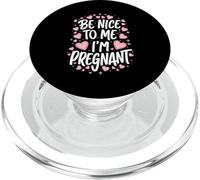 Grossesse Sois Gentille avec Moi, Je suis Enceinte, drôle PopSockets PopGrip pour MagSafe