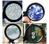 Grossissant Éclairé Glass 10x Tenu Dans La Main Grande Loupe De Lecture Avec K9fa Lasj1057