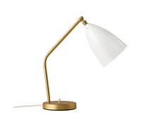 Grossman Collection Gräshoppa Lampe à Poser Laiton/Blanc Albâtre Poli