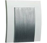 Grothe 1502051 Sonnette électromécanique à Deux Tons 565 W/SIM, Blanc/Argent métallisé