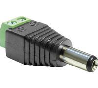 Grothe 39948 DC Connecteur de 2,1 avec intérieur/de Système de Vidéo Surveillance Extérieur Noir/Blanc