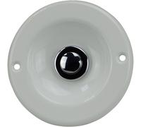 Grothe 64145 Bouton de sonnette blanc