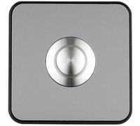 Grothe Sonnette optique 64181 – acier inoxydable, noir