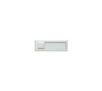 Grothe Bouton de Sonnette AP - 1 Compartiment ETA 2122-32 x 90 x 18 mm - WS - O.bel. COMBIFIX 4011459510145 Presse-Sonnette.
