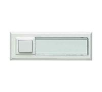 GROTHE Grothe Bouton d'appel AP simple 32x90x18mm, blanc, éclairé ETA 2132A Quantité:1