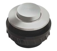 Grothe Bouton de sonnette simple 62016 aluminium 12 V / 1,5 A