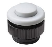 GROTHE Grothe Bouton de sonnette rond 11,5 mm bouton blanc, manchon blanc PROTACT 381 KS Quantité:1