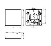 Grothe Gong 44476 230 V (max) 80 dBA blanc