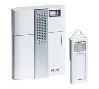 Grothe Sonnette sans fil 43300 Mistral 300 Set complet Blanc G