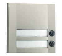 GROTHE Grothe Sonnette double 90×90×18,5 mm, argent/noir DOMOLUX DUO SIM/SW Quantité:1