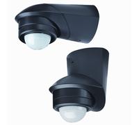 Grothe McGuard professional BM240sw Détecteur infrarouge passif (PIR) Câblé Plafond/mur Noir (94534)