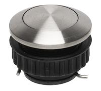 Poignée de porte Grothe Sonnette rond Bouton, douille acier inoxydable Protact 150 VA, 1522000