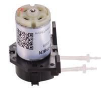 GROTHEN DC 12V Dosing Pump Peristaltic Pump Mini Water Liquid Pump Peristaltic Tube Head Self-Priming Function for Aquarium Lab Chemical Analysis Dosing Additives, L Style