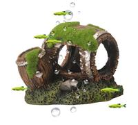 Grotta Per Gamberetti - Tunnel Decorativo Simulazione 'Habitat Naturale,Tunnel A Forma Di Grotta Per Acquario E Betta - Per Pesce Gatto, Axolotl, Corydoras, Gambero, Acqua Dolce E Salata, Terrario